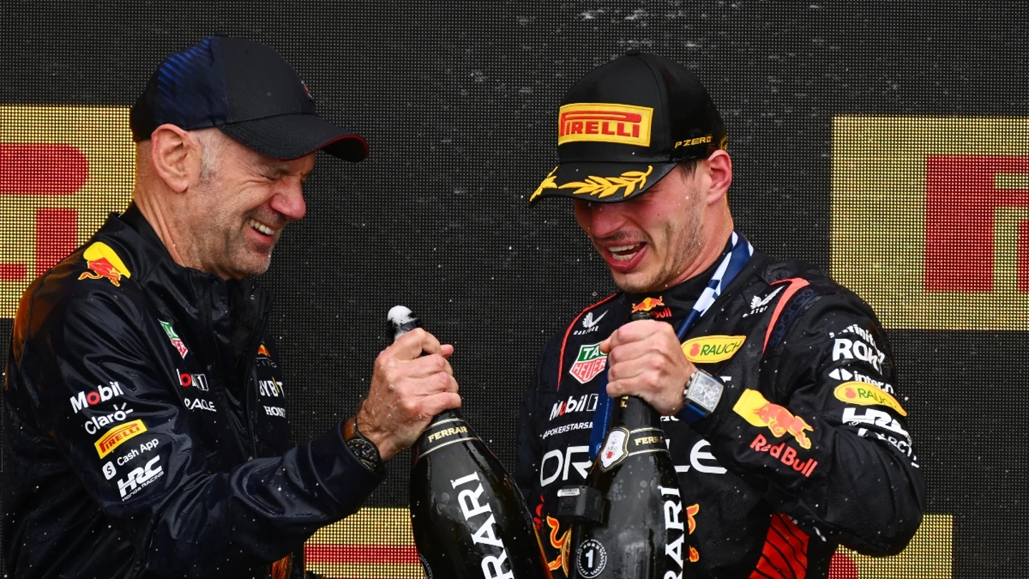 Adrian Newey, con Max Verstappen Adrian Newey, con Max Verstappen