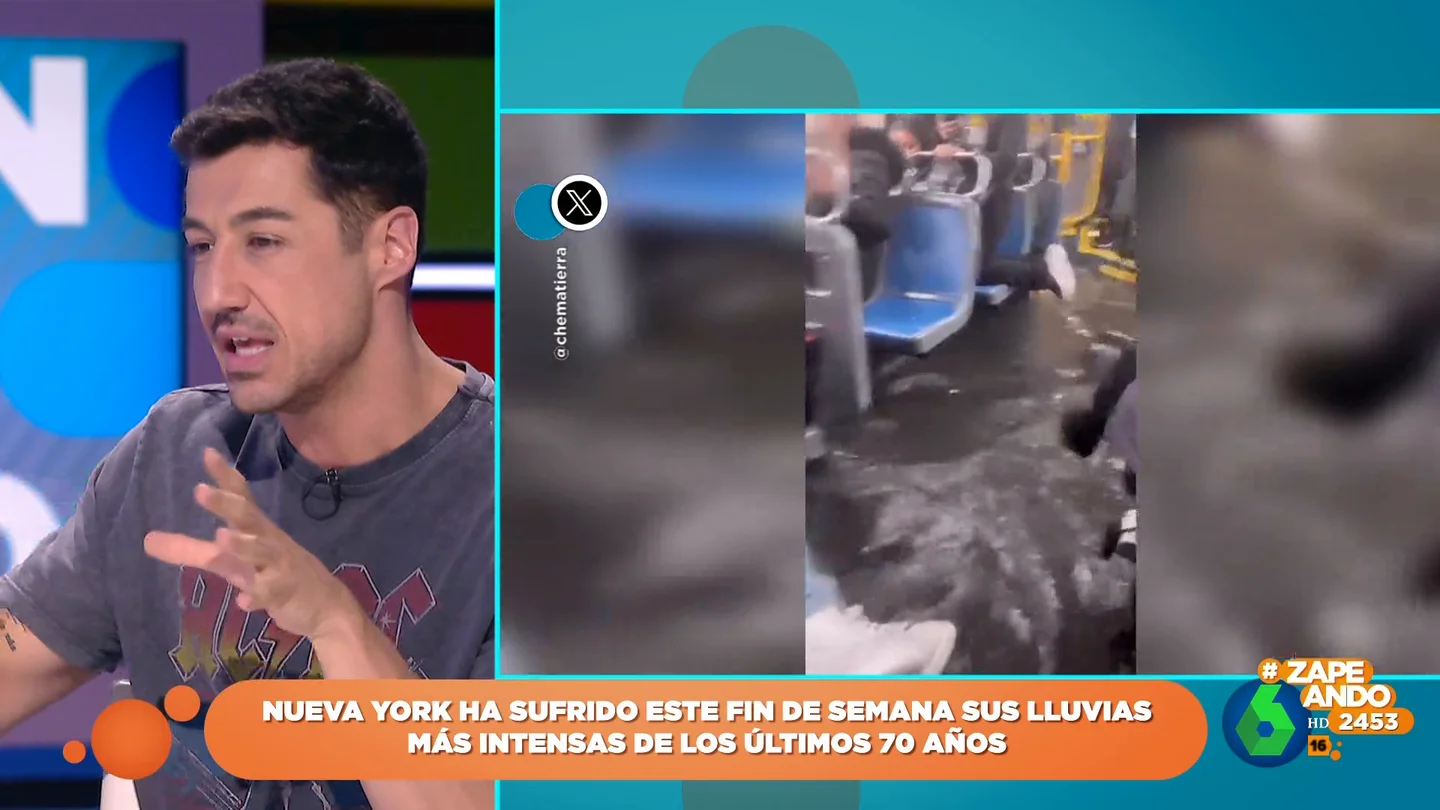 Francisco Cacho, tras las lluvias en NY: "Los fenómenos van a ser más extremos y más probables" Francisco Cacho, tras las lluvias en NY: "Los fenómenos van a ser más extremos y más probables"