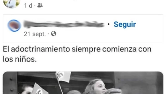 Imagen de la publicación compartida por la concejala Manuela Antequera Martín. Imagen de la publicación compartida por la concejala Manuela Antequera Martín.