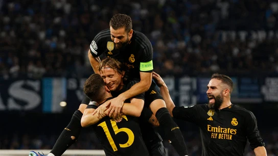Gol del Real Madrid ante el Nápoles Gol del Real Madrid ante el Nápoles