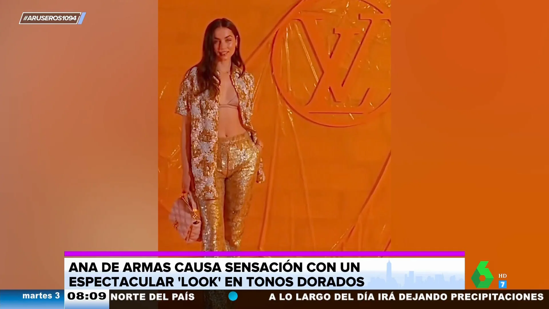 El espectacular look de lentejuelas de Ana de Armas junto a Zendaya en la Semana de la Moda de París