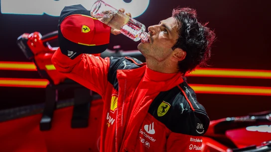 Carlos Sainz, tras ganar en SIngapur Carlos Sainz, tras ganar en SIngapur
