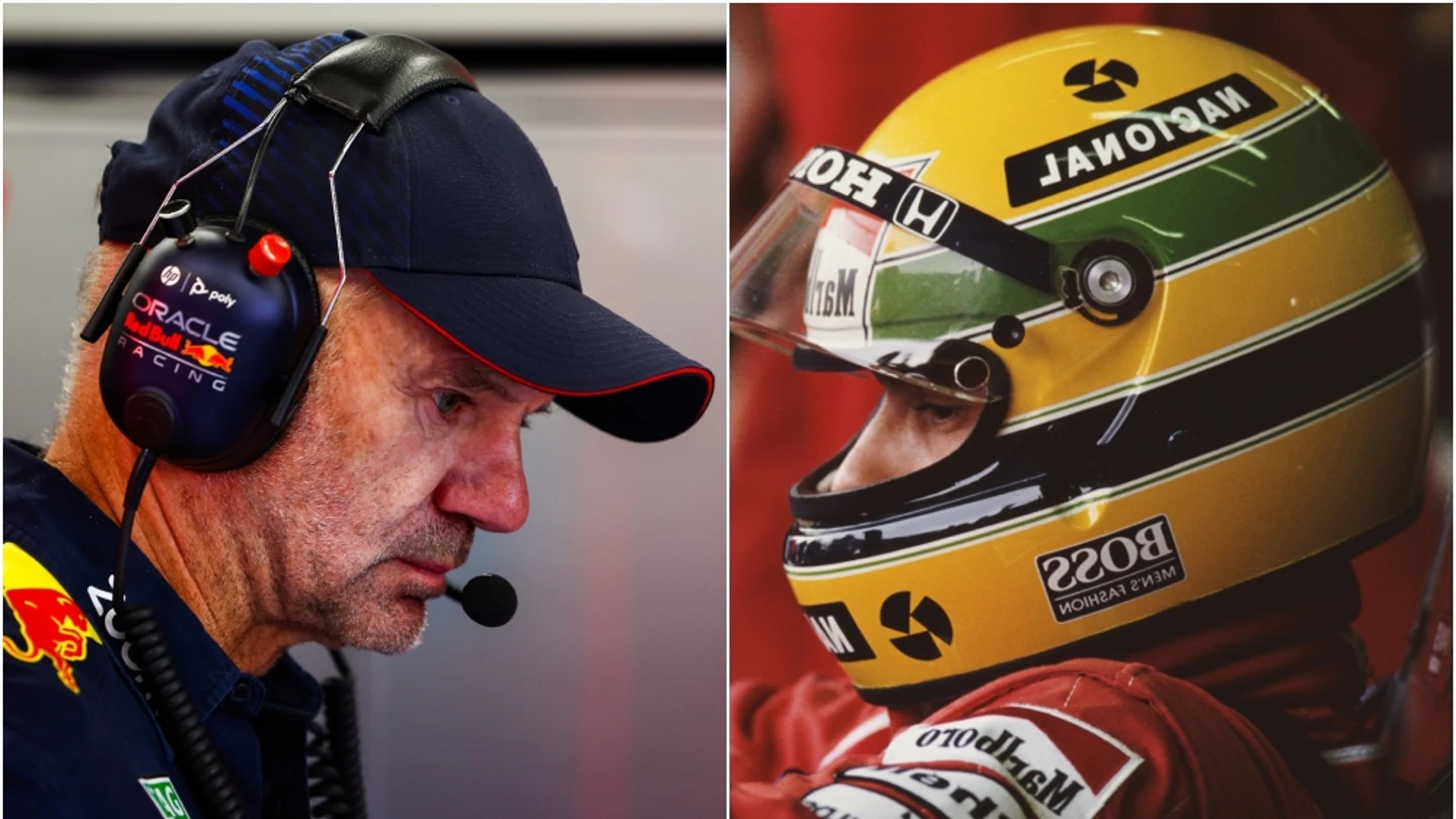 Adrian Newey y Ayrton Senna Adrian Newey y Ayrton Senna