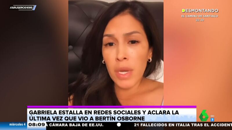 Gabriela Guillén estalla contra Bertín Osborne tras su ingreso de urgencia por su embarazo: "No se ha preocupado"