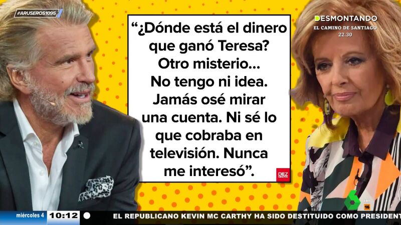 Bigote Arrocet vuelve a hablar de María Teresa Campos: "¿Dónde está el dinero que ganó? Otro misterio"