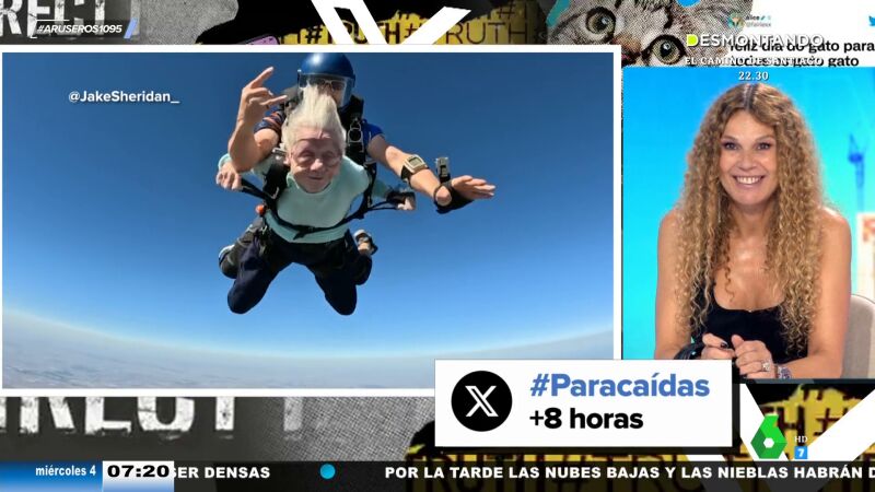 Angie Cárdenas 'se pica' con una señora de 104 años y se propone batir su récord... cuando llegue el momento