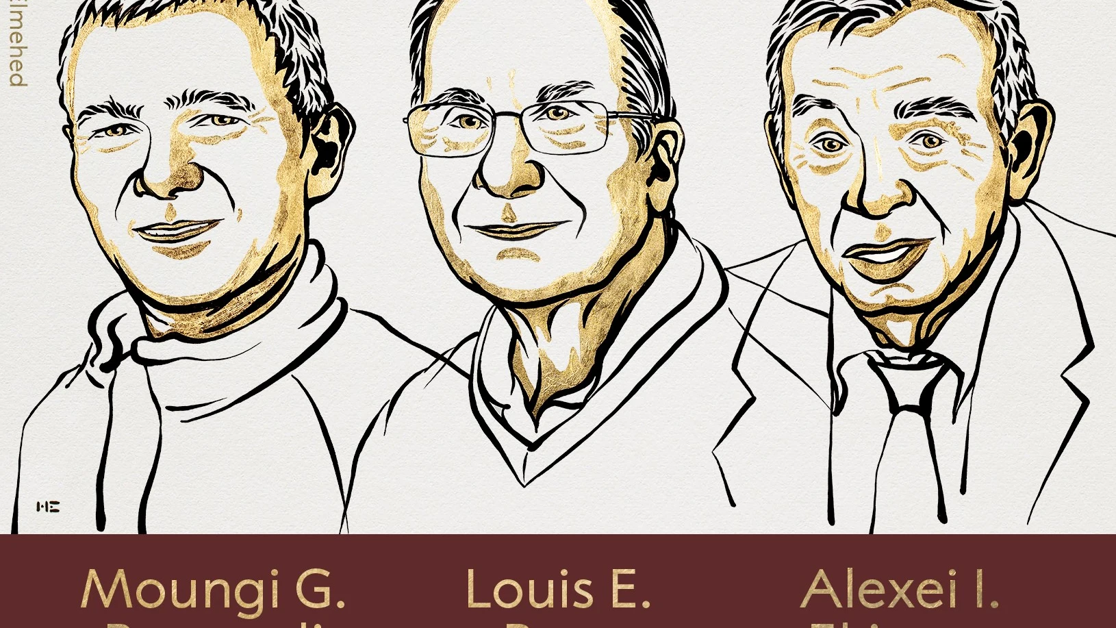 Premio Nobel de Química 2023 para Moungi G. Bawendi, Louis E. Brus y Alexei I. Ekimov por su descubrimiento de los puntos cuánticos