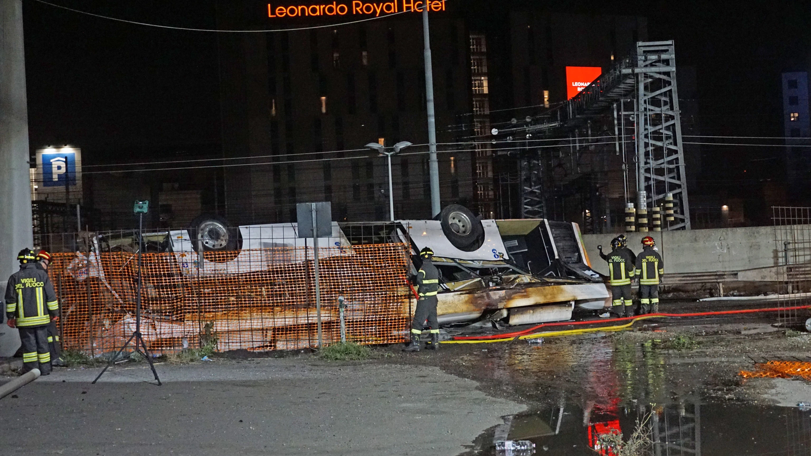 Accidente de autobús en Venecia