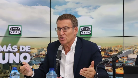 El líder del Partido Popular, Alberto Núñez Feijóo, en 'Más de uno' El líder del Partido Popular, Alberto Núñez Feijóo, en 'Más de uno'