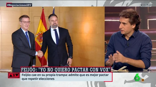 Orroils cuenta por qué el acuerdo de PP y Vox en Extremadura hizo a Feijóo perder las elecciones del 23J Orroils cuenta por qué el acuerdo de PP y Vox en Extremadura hizo a Feijóo perder las elecciones del 23J