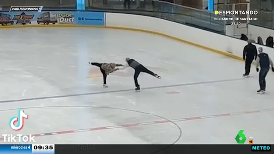 La magistral lección de patinaje artístico y amor que nos dan estos ancianos La magistral lección de patinaje artístico y amor que nos dan estos ancianos