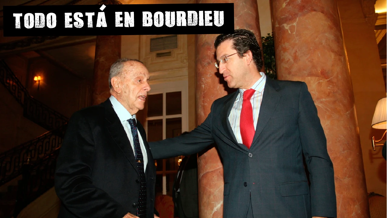 Alberto Nuñez Feijoo y Manuel Fraga Iribarne