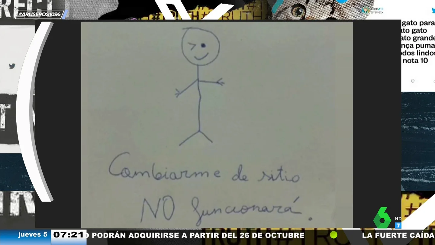 "Cambiarme de sitio no funcionará": la inquietante nota que un niño de primaria le deja a su profe después de un castigo "Cambiarme de sitio no funcionará": la inquietante nota que un niño de primaria le deja a su profe después de un castigo
