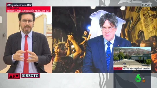 El profesor Toni Aira: "Si Puigdemont hace posible una investidura de Sánchez lo hará con un "sí", no con una abstención" El profesor Toni Aira: "Si Puigdemont hace posible una investidura de Sánchez lo hará con un "sí", no con una abstención"