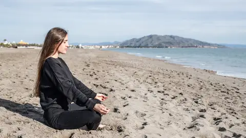 Meditación en las playas de Vera Meditación en las playas de Vera