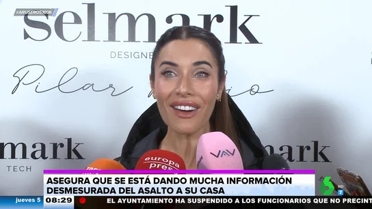 Pilar Rubio, tras el robo en su casa: "Lo importante es que estamos aquí y seguimos hacia adelante" Pilar Rubio, tras el robo en su casa: "Lo importante es que estamos aquí y seguimos hacia adelante"