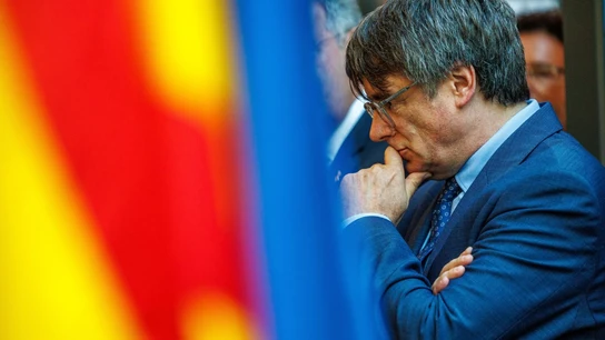 Imagen de archivo del expresident catalán Carles Puigdemont. Carles Puigdemont: "Salvador Illa no podrá ser nunca un interlocutor válido para generar confianza"