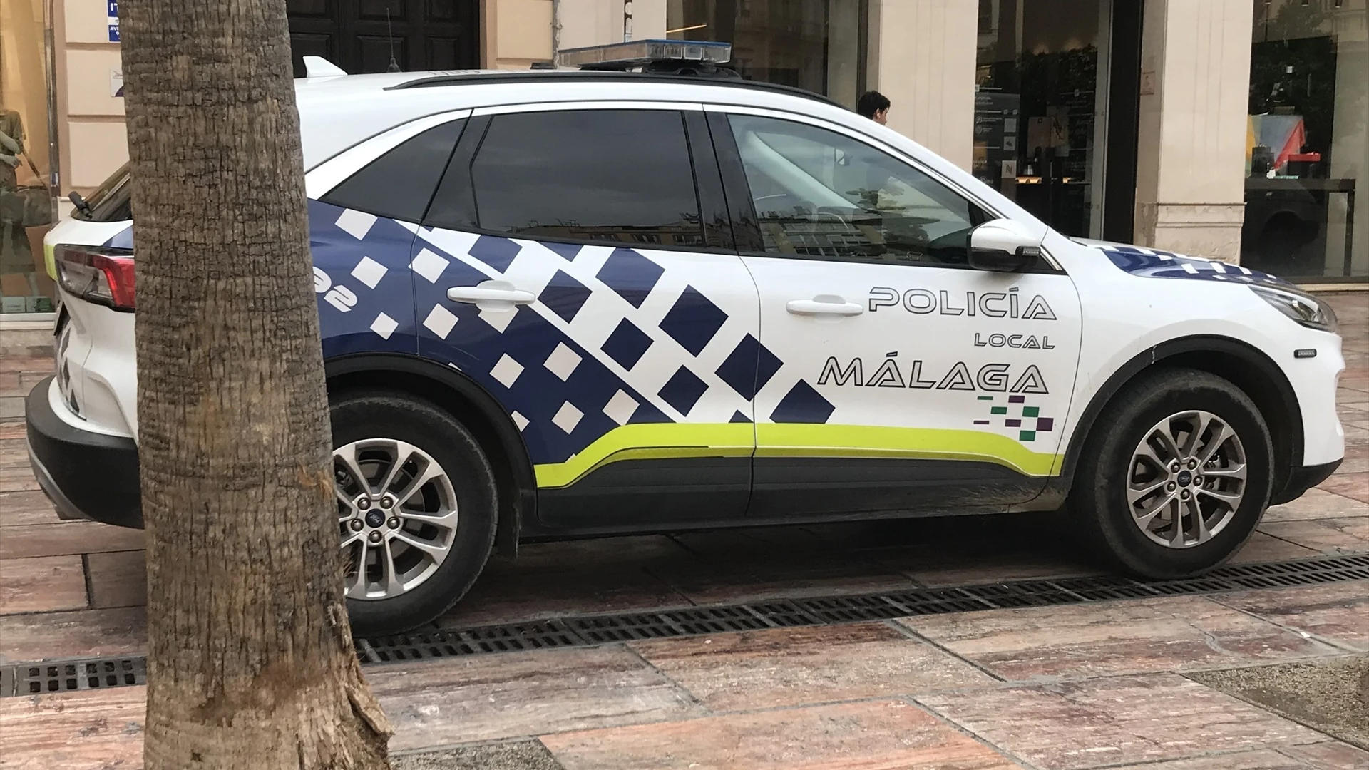 Vehículo de la Policía Local de Málaga.