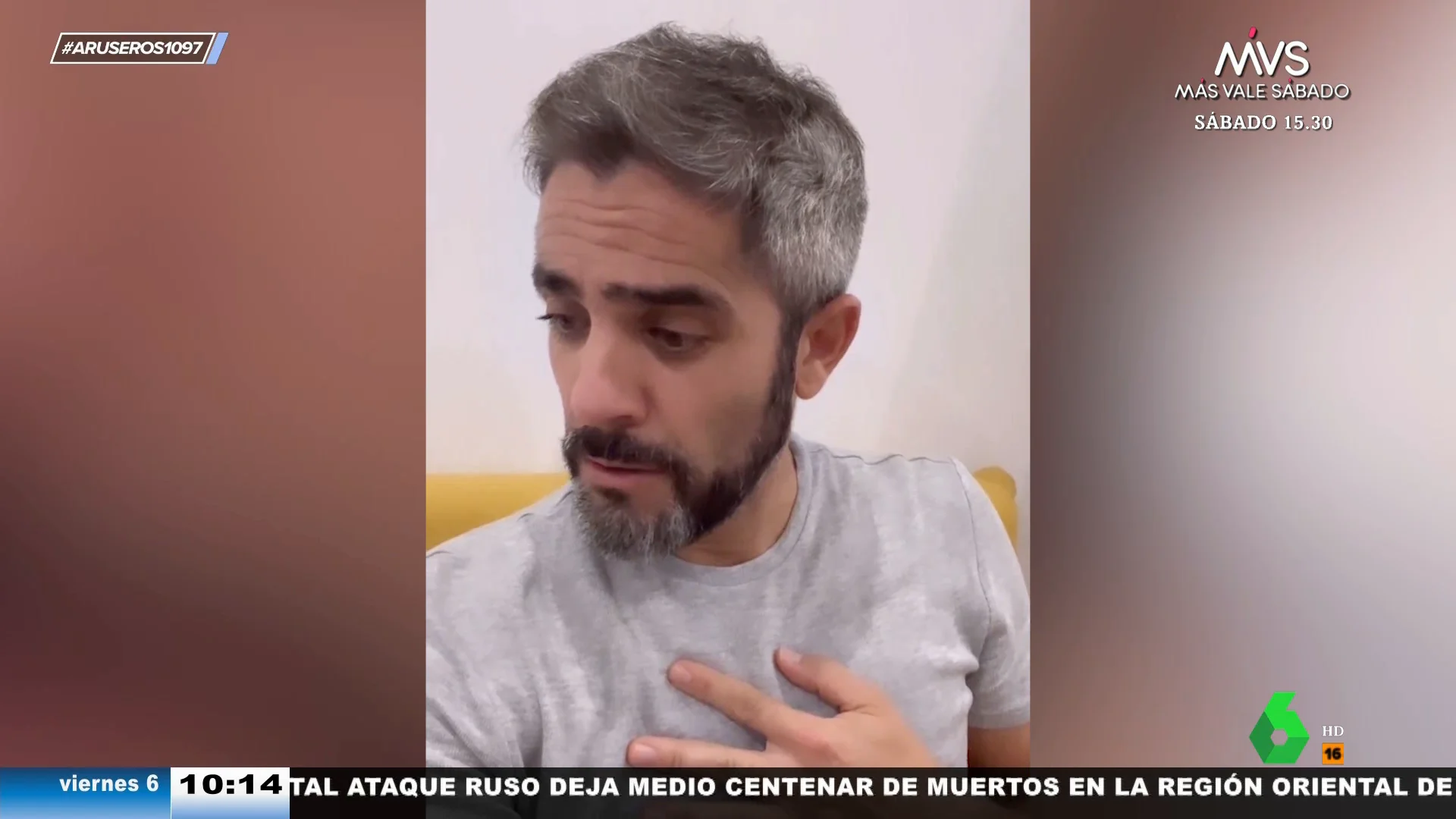 La divertida reacción del hijo de Roberto Leal a su padre cuando le escucha cantar