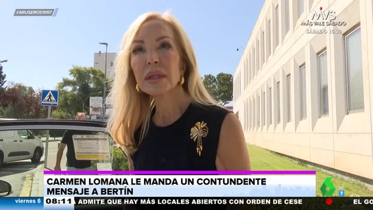 e: "Me parece todo absurdo, que un hombre con la edad de Bertín ande con pruebas de paternidad en vez de poner los medios antes". "Parece que está metiendo la pata, Bertí e: "Me parece todo absurdo, que un hombre con la edad de Bertín ande con pruebas de paternidad en vez de poner los medios antes". "Parece que está metiendo la pata, Bertí