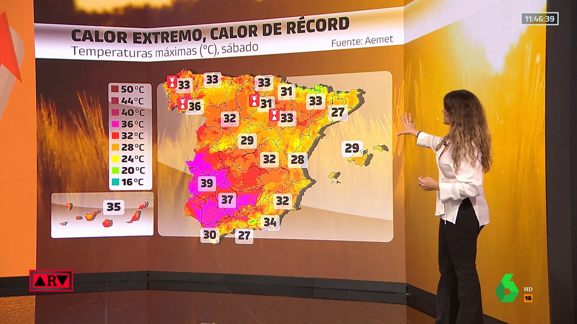 El sábado registrará temperaturas récord para el mes de octubre