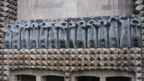 Detalle del Santuario de Arantzazu Detalle del Santuario de Arantzazu