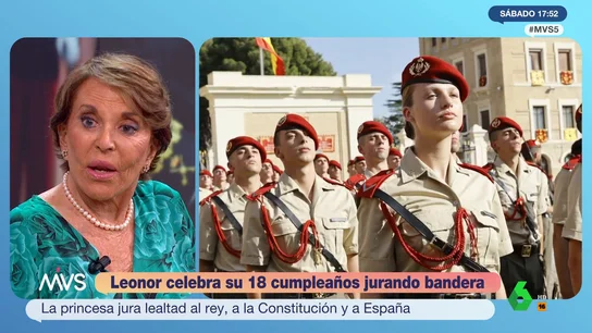 María Eugenia Yagüe cuestiona la formación militar de la princesa Leonor: "No va a ejercer nunca, no tiene vocación" María Eugenia Yagüe cuestiona la formación militar de la princesa Leonor: "No va a ejercer nunca, no tiene vocación"
