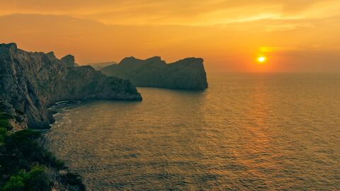 Atardecer desde el faro de Formentor