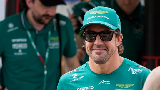 Fernando Alonso, sonriente Fernando Alonso, sonriente