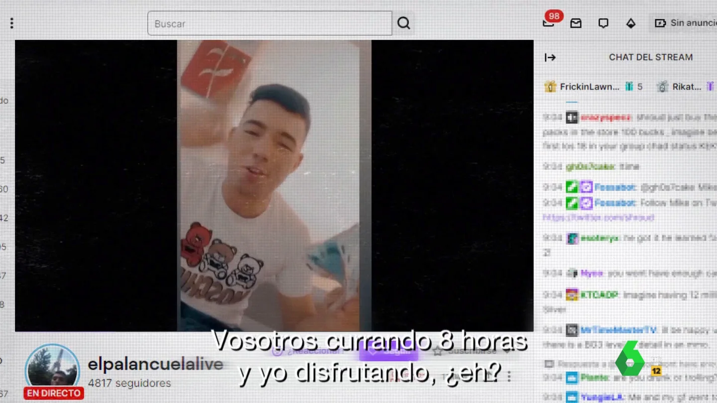 "Vosotros currando ocho horas y yo disfrutando": así alardea 'el Palancuela' de su alto nivel de vida en las redes "Vosotros currando ocho horas y yo disfrutando": así alardea 'el Palancuela' de su alto nivel de vida en las redes
