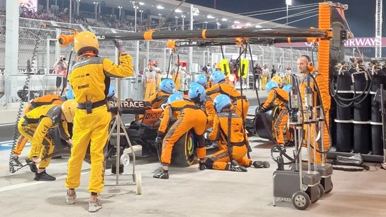 La parada de récord de McLaren con Lando Norris La parada de récord de McLaren con Lando Norris