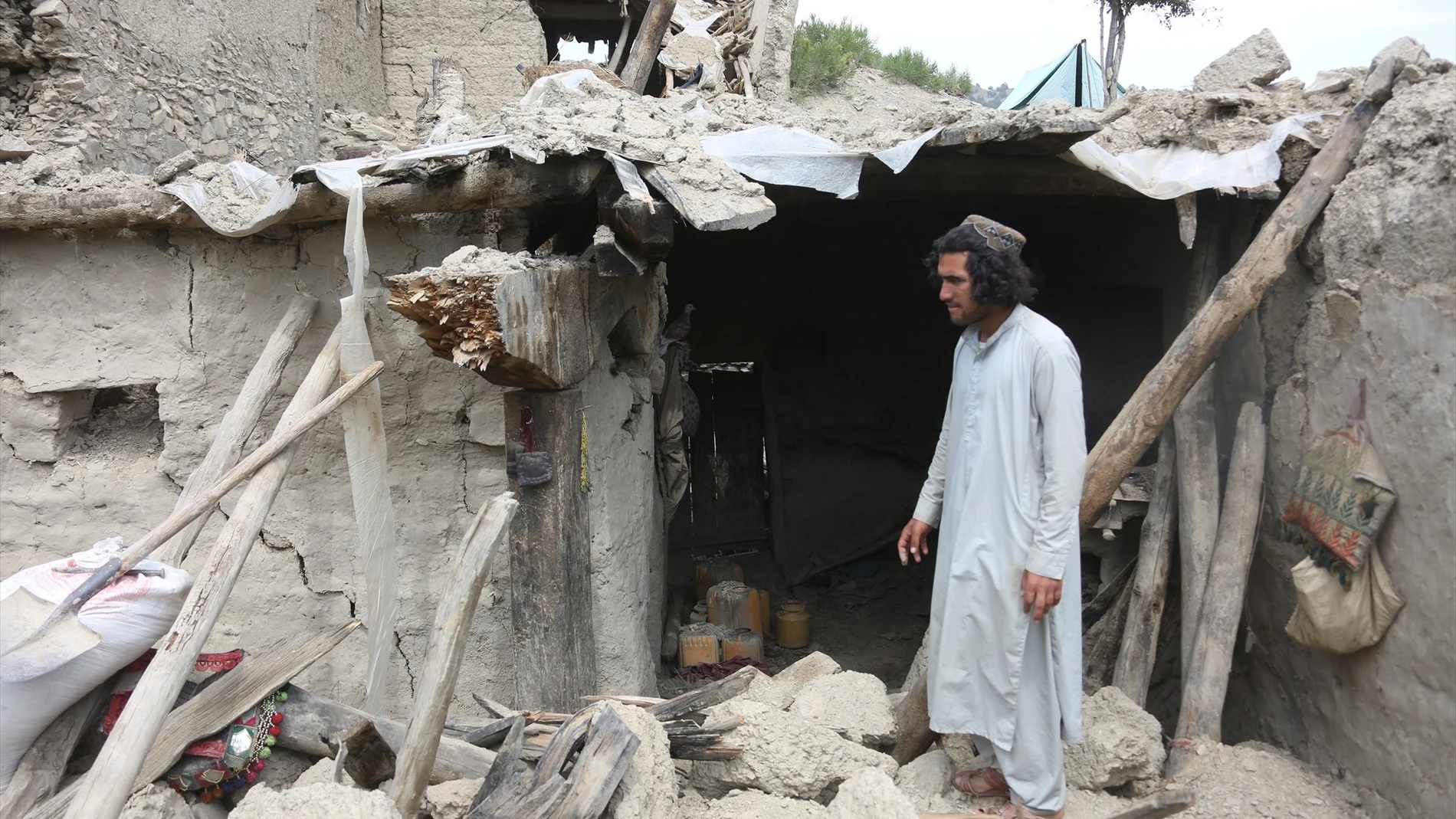Imagen de archivo de un terremoto en Afganistán