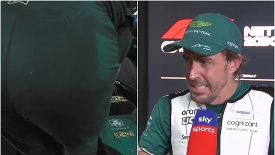 Las quemaduras que sufrió Fernando Alonso desde la vuelta 15 en el GP Qatar Las quemaduras que sufrió Fernando Alonso desde la vuelta 15 en el GP Qatar
