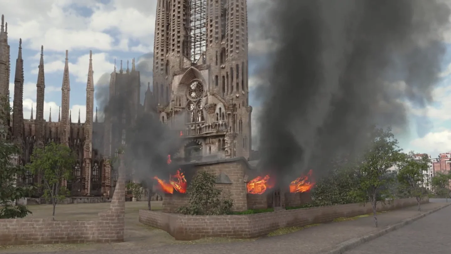Un comando anarquista quemó la Sagrada Familia en la Guerra Civil: "Nos dejó sin los planos en los que trabajaba Gaudí" Un comando anarquista quemó la Sagrada Familia en la Guerra Civil: "Nos dejó sin los planos en los que trabajaba Gaudí"