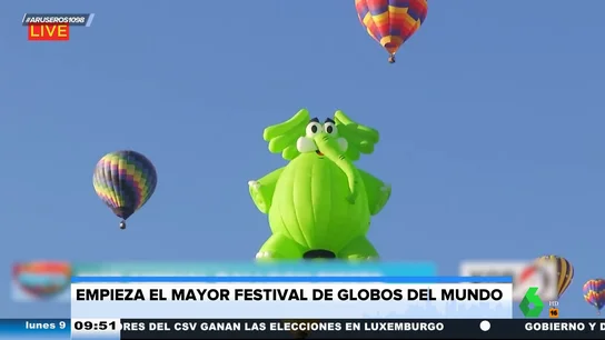 Da comienzo el mayor festival de globos aerostáticos del mundo: así es el espectacular 'Balloon Fiesta' Da comienzo el mayor festival de globos aerostáticos del mundo: así es el espectacular 'Balloon Fiesta'