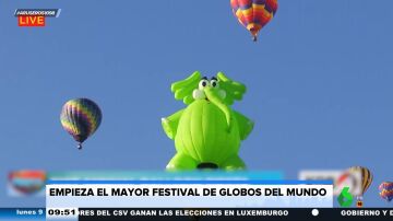 Da comienzo el mayor festival de globos aerostáticos del mundo: así es el espectacular 'Balloon Fiesta'