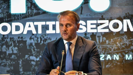 Ostoja Mijailovic, presidente del Partizán de Belgrado Ostoja Mijailovic, presidente del Partizán de Belgrado