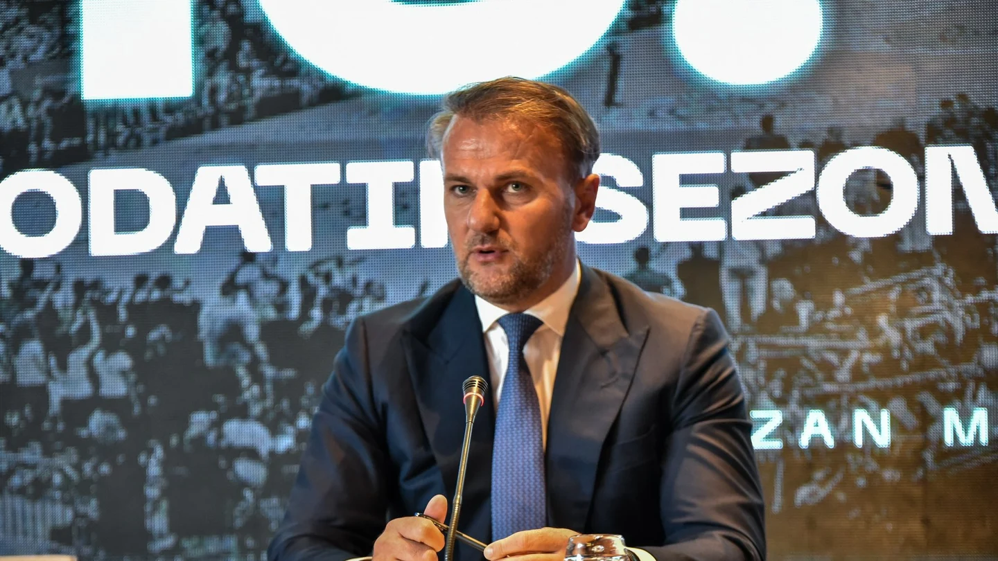 Ostoja Mijailovic, presidente del Partizán de Belgrado Ostoja Mijailovic, presidente del Partizán de Belgrado