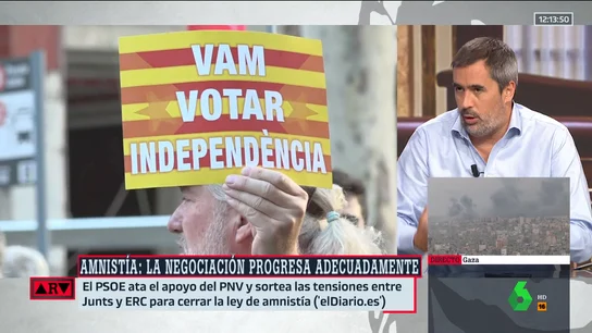 Carlos E. Cué, sobre la amnistía: "El problema que tiene el Gobierno es que no puede explicarla hasta que esté cerrada" Carlos E. Cué, sobre la amnistía: "El problema que tiene el Gobierno es que no puede explicarla hasta que esté cerrada"