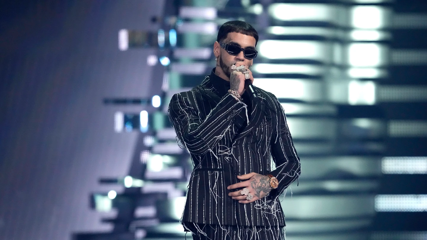 Imagen de archivo del cantante Anuel AA. Imagen de archivo del cantante Anuel AA.