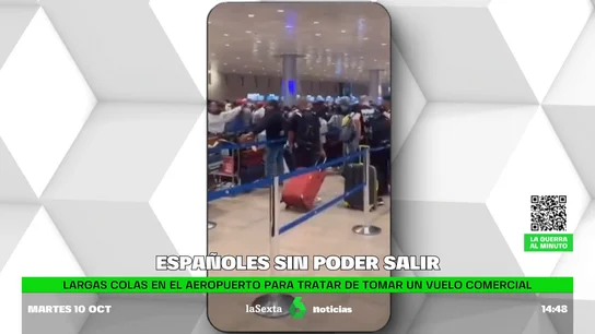 Centenares de españoles, atrapados en el aeropuerto de Tel Aviv, serán evacuados en aviones militares del gobierno Centenares de españoles, atrapados en el aeropuerto de Tel Aviv, serán evacuados en aviones militares del gobierno