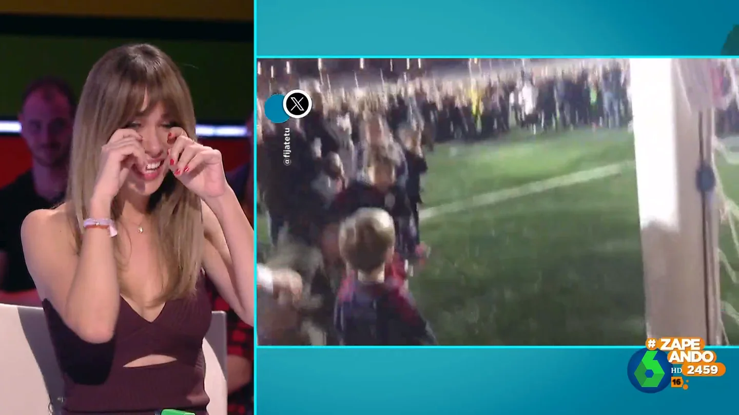 El ataque de risa de María Gómez tras descubrir las dotes futbolísticas de José Luis Martínez Almeida El ataque de risa de María Gómez tras descubrir las dotes futbolísticas de José Luis Martínez Almeida