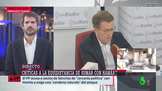Urtasun exige una disculpa al PP: "Condenamos los actos de Hamás, son crímenes de guerra" Urtasun exige una disculpa al PP: "Condenamos los actos de Hamás, son crímenes de guerra"