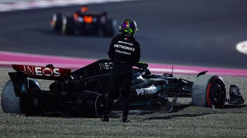 Lewis Hamilton en Qatar