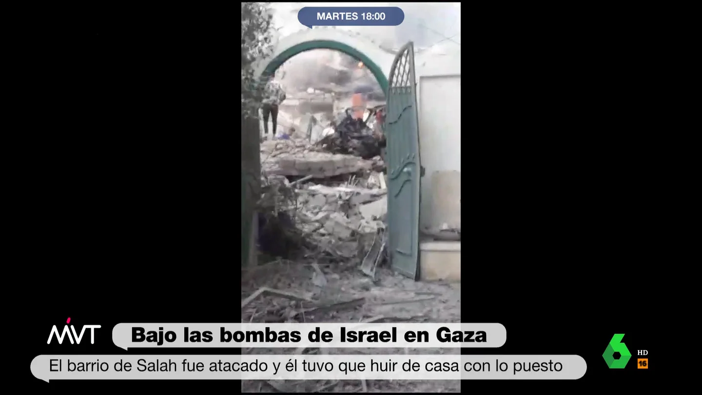 Un entrevistado de laSexta sufre un ataque en Gaza Un entrevistado de laSexta sufre un ataque en Gaza