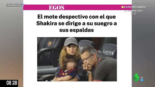 Este es el despectivo mote con el que Shakira se habría dirigido al padre de Gerard Piqué Este es el despectivo mote con el que Shakira se habría dirigido al padre de Gerard Piqué
