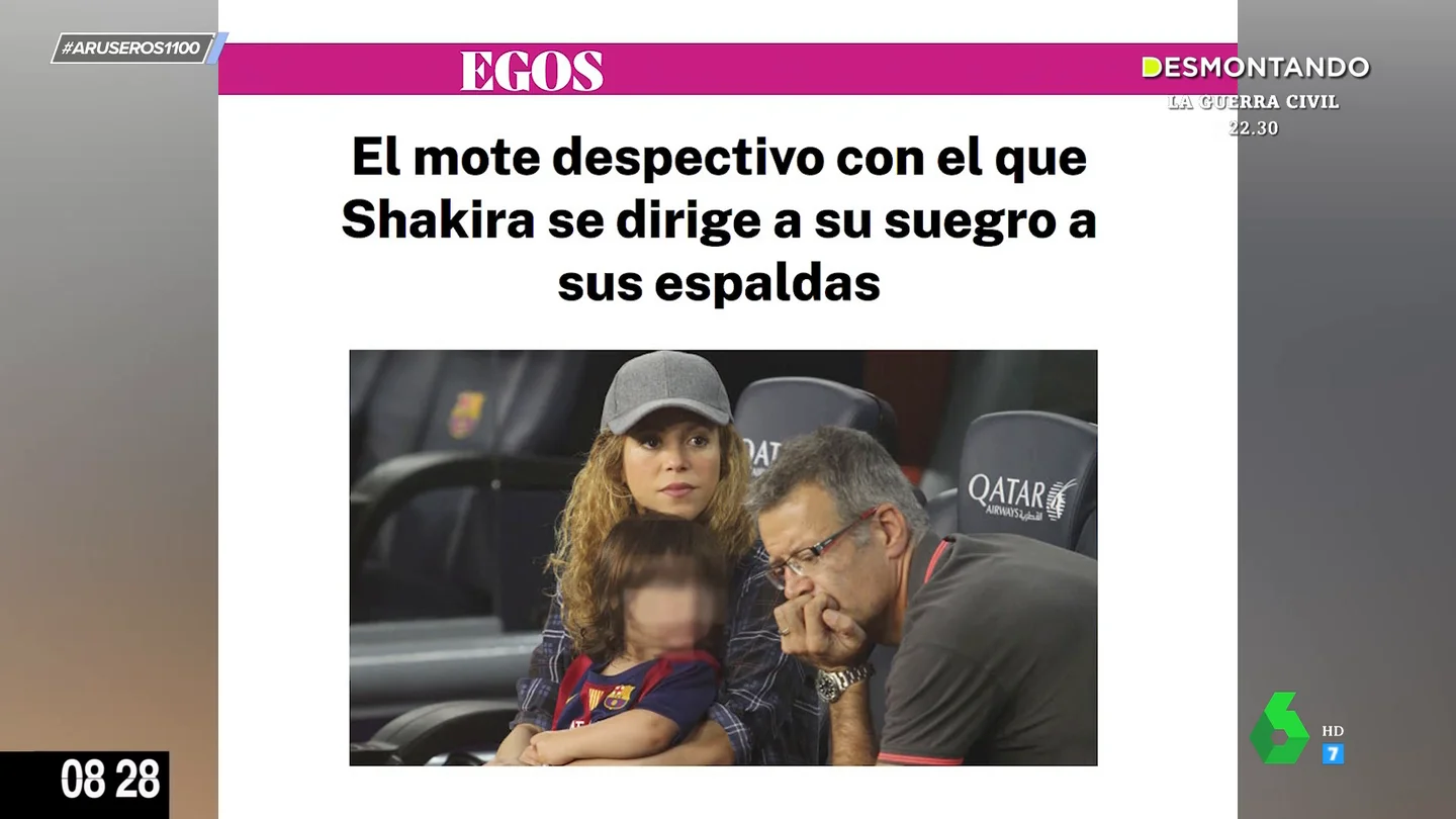 Este es el despectivo mote con el que Shakira se habría dirigido al padre de Gerard Piqué Este es el despectivo mote con el que Shakira se habría dirigido al padre de Gerard Piqué