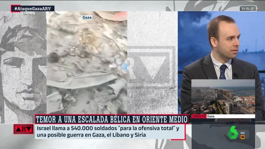 Yago Rodríguez, sobre la posible entrada de Israel a Gaza: "Puede dejar la batalla de Bajmut como un juego de niños" Yago Rodríguez, sobre la posible entrada de Israel a Gaza: "Puede dejar la batalla de Bajmut como un juego de niños"