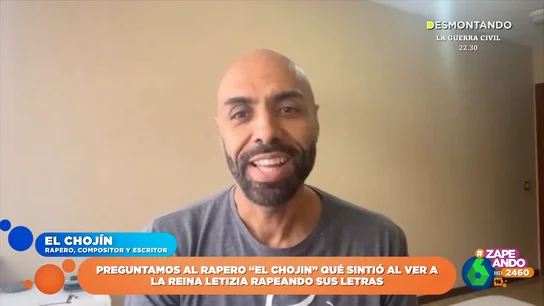 "Fue una sorpresa": la reacción de El Chojin cuando escuchó a la reina Letizia 'rapear' sus versos "Fue una sorpresa": la reacción de El Chojin cuando escuchó a la reina Letizia 'rapear' sus versos