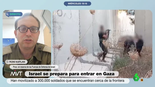 Roni Kaplan, portavoz en reserva de las Fuerzas de Defensa de Israel Roni Kaplan, portavoz en reserva de las Fuerzas de Defensa de Israel